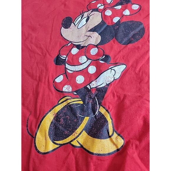 Disney Red Minnie Mouse Graphic Print Sleeveless Tank Top Women's Size XL - Picture 8 of 8